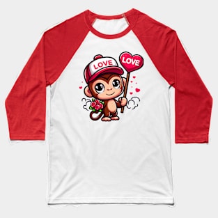 Valentine's Cartoon Delights T-Shirt Baseball T-Shirt